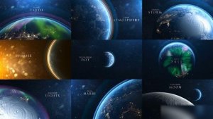 Videohive Planet Earth 23118667 Openers template preview