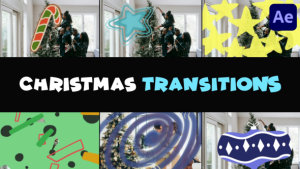 Videohive Christmas Cartoon Transitions | After Effects Elements template preview