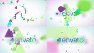 Videohive Minimal Particles Logo Logo Stings template preview