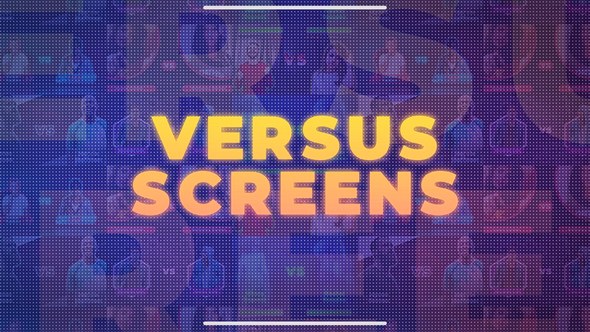 Videohive Versus Screens Video Displays template preview