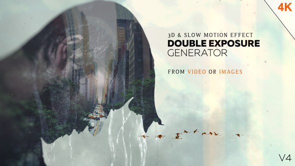 Videohive Double Exposure Generator V4 - After Effects Templates Openers template preview