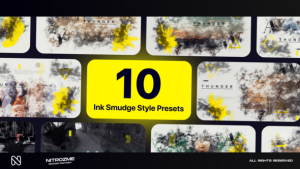 Videohive Ink Smudge Typography Vol. 01 Titles template preview