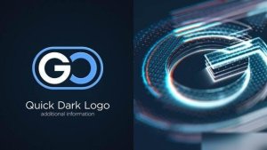 Videohive Quick Dark 3D Logo Reveal Logo Stings template preview