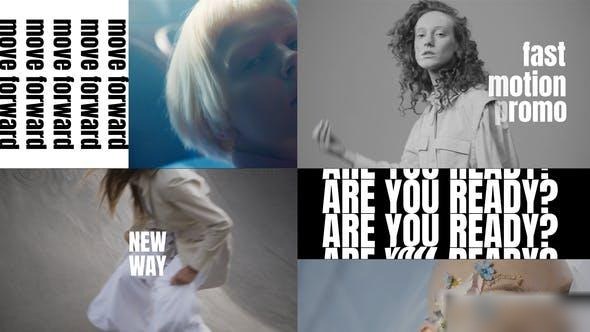 Videohive Fast Rhythmic Typography | AE Openers template preview