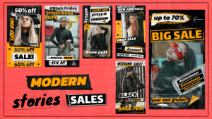 Videohive Modern Sales Stories 55748393 Openers template preview
