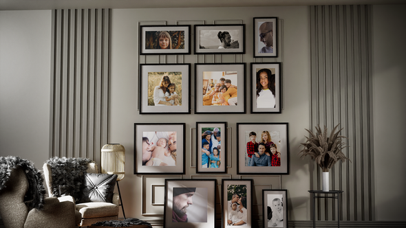 Videohive Modern Family Gallery Elements template preview