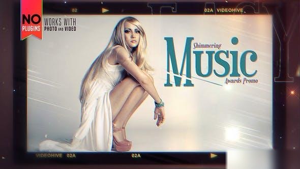 Videohive Shimmering Music Awards Promo Openers template preview