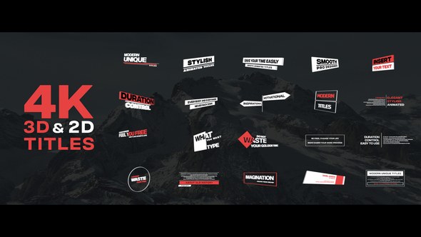 Videohive Modern Perspective Titles Titles template preview