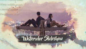 Videohive Ink Watercolor Slideshow | Opener Video Displays template preview