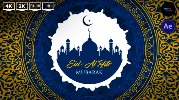 Videohive Eid Al-Fitr Intro | Eid Mubarak Opener Broadcast-packages template preview