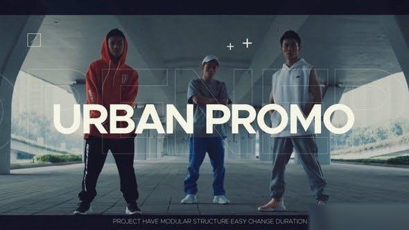 Videohive Urban Glitch Intro 22700373 Openers template preview