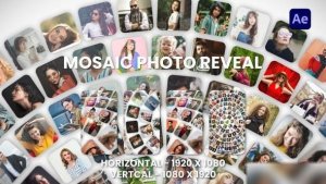 Videohive Mosaic Photo Reveal 48190476 Openers template preview
