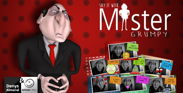 Videohive Say It With Mister Grumpy Openers template preview