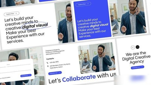 Videohive Creative Agency Slideshow Promo Pack Openers template preview