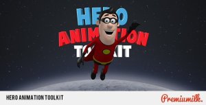 Hero Animation Toolkit Video Displays template preview