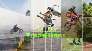 Videohive Vertical Cut Out Transitions Elements template preview