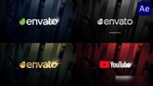 Videohive Silver & Gold Particles Logo for After Effects Logo Stings template preview