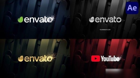 Videohive Silver & Gold Particles Logo for After Effects Logo Stings template preview