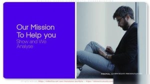 Videohive Minimal Clean Corporate Presentation Openers template preview