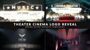 Videohive Cinema Intro - Curtain Logo Reveal Openers template preview