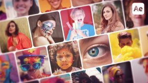 Mosaic Photo Reveal Openers template preview