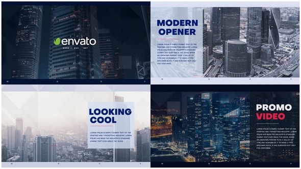 Videohive The Presentation Video Displays template preview