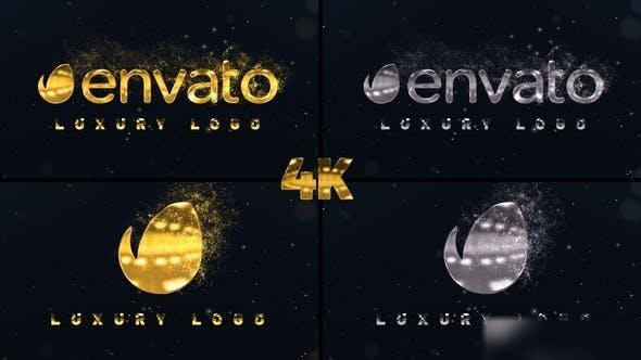 Videohive Golden Logo Reveal 40173232 Logo Stings template preview