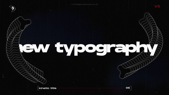 Videohive Kinetic Glitch Titles / AE Titles template preview