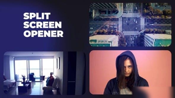 Videohive Mosaic Multiscreen Opener Openers template preview