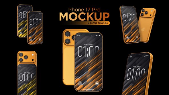 Videohive App Promo | Phone 17 Pro Mockup Product Promo template preview