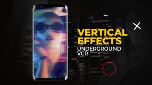 Videohive Vertical Underground VCR FX | After Effects Elements template preview