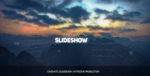 Cinematic Slideshow Video Displays template preview