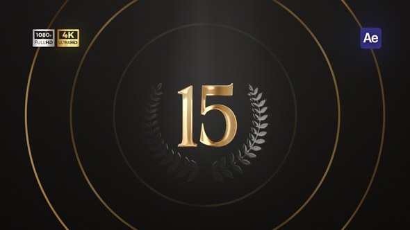 Videohive Anniversary Logo Reveal 56288730 Logo Stings template preview