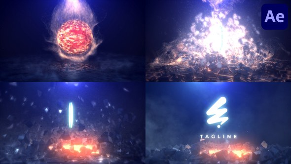 Videohive Epic Explosion Logo for After Effects Logo Stings template preview