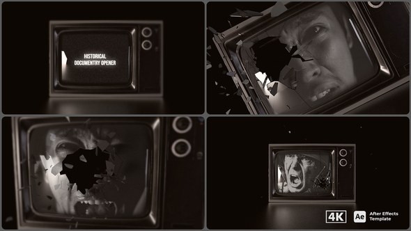 Videohive History Documentary Opener | Shatter Glass TV Openers template preview
