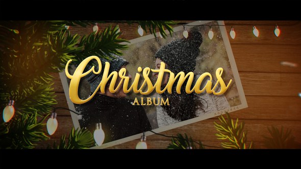 Videohive Christmas Album 35954174 Video Displays template preview