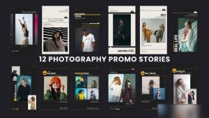 Videohive Photography Promo Stories Openers template preview