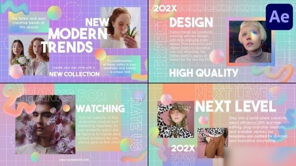 Videohive Abstract Modern Slides for After Effects Openers template preview
