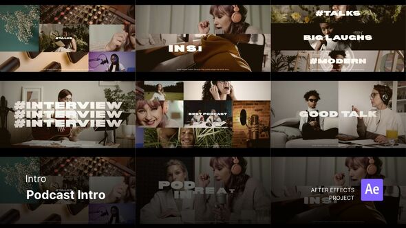 Videohive Intro - Podcast Intro 60821849 Product Promo template preview