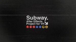 Videohive Subway Video Displays template preview