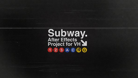 Videohive Subway Video Displays template preview