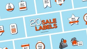 Videohive Sale Labels Product Promo template preview