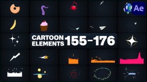Videohive Cartoon Elements for After Effects 50327100 Elements template preview