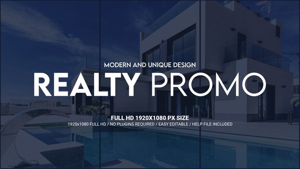 Videohive Real Estate Promo 44004268 Product Promo template preview