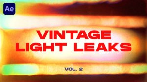 Videohive Vintage Light Leaks Transitions VOL. 2 | After Effects Elements template preview