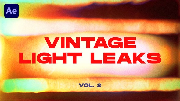 Videohive Vintage Light Leaks Transitions VOL. 2 | After Effects Elements template preview