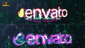 Videohive Digital Glitch Logo Reveal 35557437 Logo Stings template preview