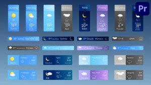 Weather Bars for Premiere Pro Premiere Pro template preview