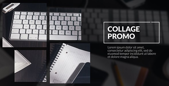 Videohive Collage - Corporate Promo Video Displays template preview