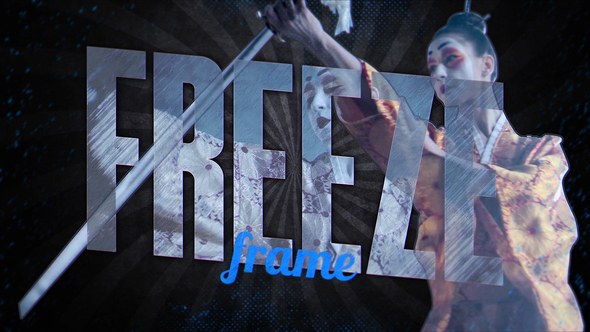 Videohive Freeze Frame Action Video Displays template preview